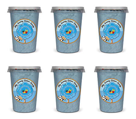 TUTTİ FRUTTİ AROMALI 6'LI GURME PAMUK ŞEKERLER