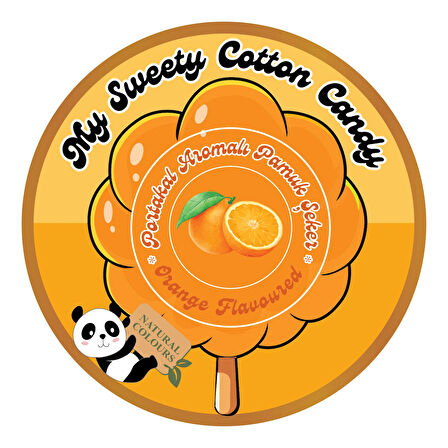 PORTAKAL AROMALI 12'Lİ GURME PAMUK ŞEKERLER