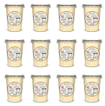 VANİLYA AROMALI 12'Lİ GURME PAMUK ŞEKERLER