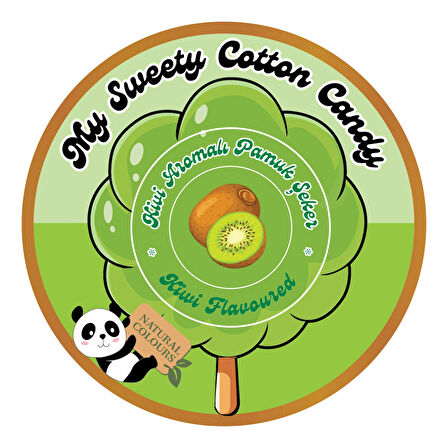 KİVİ AROMALI 12'Lİ GURME PAMUK ŞEKERLER