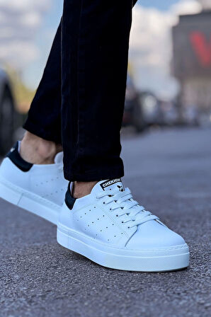 TB983 CBT Tennis Erkek Ayakkabı BEYAZ/SIYAH