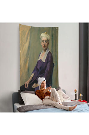 Edward Hopper - Elizabeth Griffiths Smith Hopper, Sanatçının Annesinin Duvar Örtüsü-7289