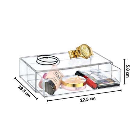 Piev Makyaj Takı Organizer Düzenleyici Çekmeceli Modül