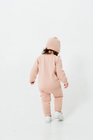 Unisex Triko Saç Örgülü Alt Üst Bere 3'lü Takım 22108