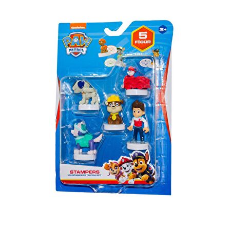 PAW5040 Paw Patrol Stampers 5li Figür Asorti - Neco Toys