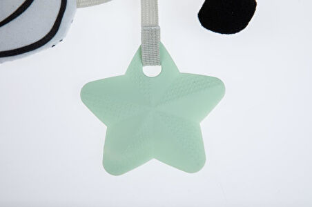 Tiny Love Peluş Panda Puset Oyuncağı Black White