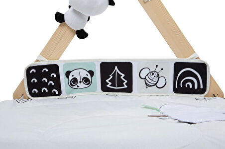 Tiny Love Müzikli Ahşap Oyun Halısı Black White