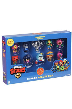 Brawl Stars 12'li Mini Figür Paketi #2 Resmi Lisanslı