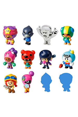 Brawl Stars 12'li Mini Figür Paketi #2 Resmi Lisanslı
