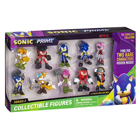Sonic Prime 12 li Deluxe Figür Seti Seri 2 PMI/SON2280