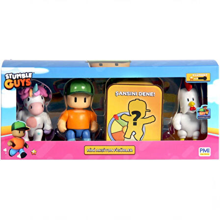 Stumble Guys 4'lü Aksiyon Figür Set