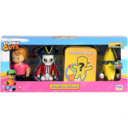 Stumble Guys 4'lü Aksiyon Figür Set