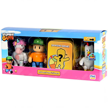 Stumble Guys 4'lü Aksiyon Figür Set