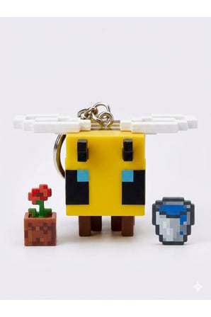 Minecraft 3D Figür Anahtarlık Seri 2 - Lisanslı Sürpriz Paket Koleksiyon Figürü
