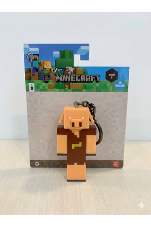 Minecraft 3D Figür Anahtarlık Seri 2 - Lisanslı Sürpriz Paket Koleksiyon Figürü