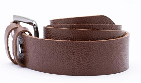 Premium % 100 Hakiki Vejetal Dayanıklı Deri Kemer, Döküm Toka, Tamamen El Yapımı Kopmaz Çatlamaz