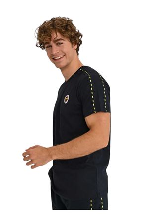 Fenerbahçe ERKEK SIRT ŞERİTLİ TRIBUN BASIC TSHIRT SIRT LAZER KUTU HEDİYELİ