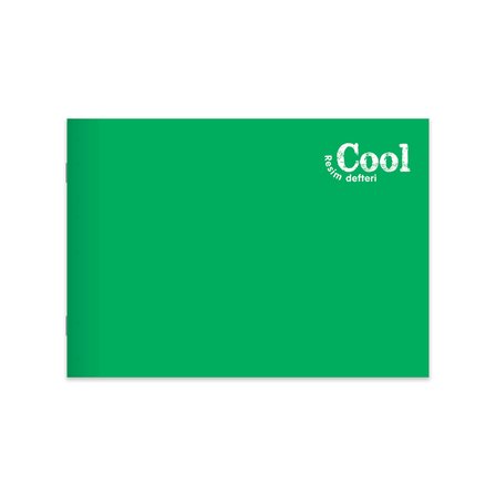 Keskin Color Resim Defteri 25X 35 Cm 16 Yaprak Plastik Kapak Tel Dikişli Cool 306010-99 (Karışık Renk 1 Adet)