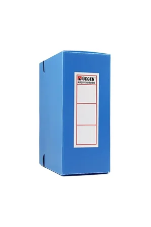 Üçgen Proje Arşiv Kutusu Plastik 24X32X22 Cm (50 Li Paket)
