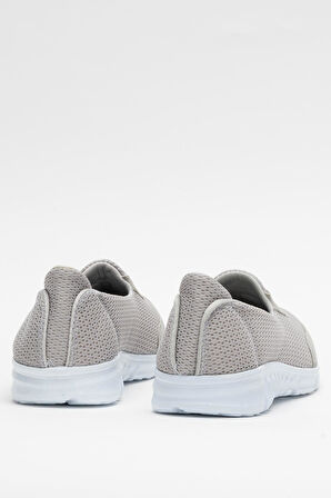 Ortopedik Kadın Yürüyüş Ayakkabısı GRİ - BEYAZ