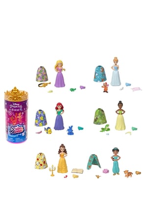 Mattel Oyuncak Disney Prenses Color Reveal Renk Değiştiren Ana Karakter Bebekler - 1.Seri HMB69 (Karışık Model 1 Adet)