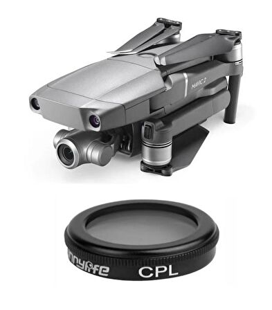 DJI Mavic 2 Zoom Kamera Lens Filtresi Circular Polarized CPL