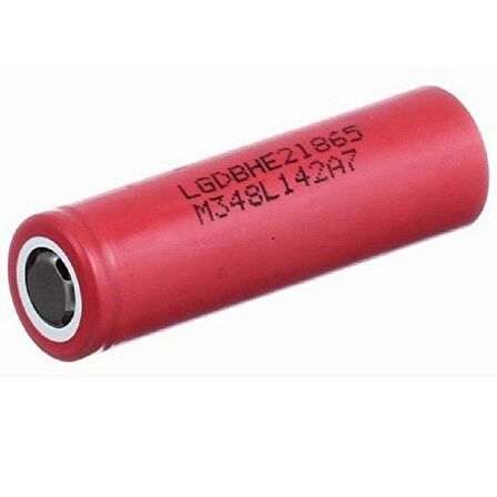 18650 2500mAh 35A 3.7V ICR18650 HE2 Li-on Şarjlı Pil 1000 Cycle 