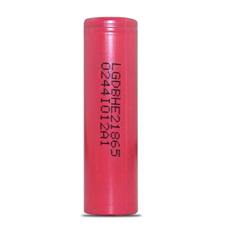 18650 2500mAh 35A 3.7V ICR18650 HE2 Li-on Şarjlı Pil 1000 Cycle 