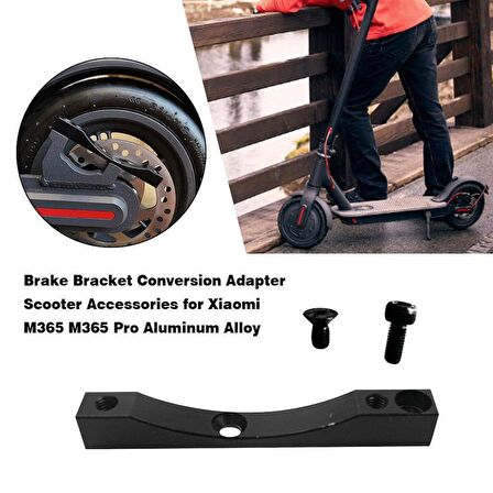 M365/Pro Elektrikli Scooter İçin Fren Braketi Dönüşüm Adaptörü