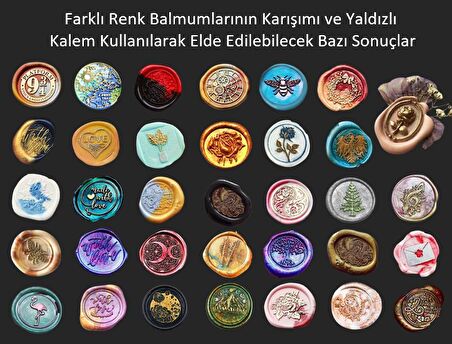 Mektup Damga Mühürü Royal Seal + 30 Mühür Mumu + Eritme Kaşığı