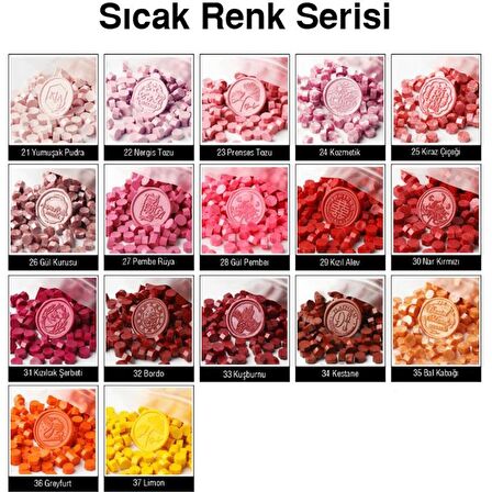 Mühür Mumu 100 Davetiye İçin 300 Boncuk Model: 27 Pembe Rüya