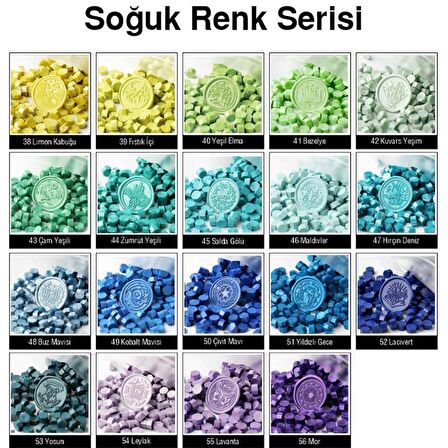 Mühür Mumu 50 Davetiye İçin 150 Boncuk Model: 38 Limon Kabuğu