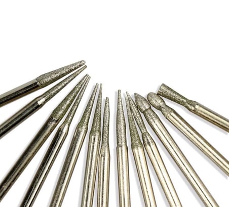 Elmas Freze Taşlama İğne Zımpara 30lu Set 2.35mm 3mm Dremel Hobi