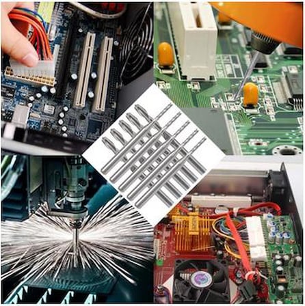 Mikro Karbür PCB Matkap Ucu Metal CNC Sondaj 10lu Set 4.1-5.0mm 