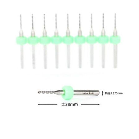 Mikro Karbür PCB Matkap Ucu Metal CNC Sondaj 10lu Set 2.05mm 