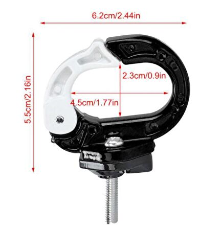 M365/Pro Ninebot Scooter için Ön Askı Kanca 20Kg Taşıma Kapasite