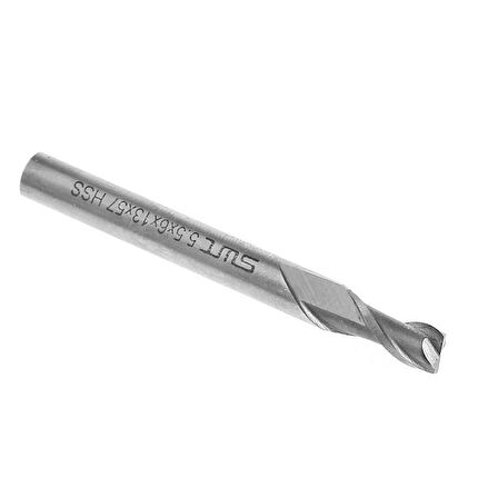 HSS Düz Shank 2 Flüt End Mill Kesici CNC Matkap Ucu 10 lu Set 1.5 dan 6mm ye 