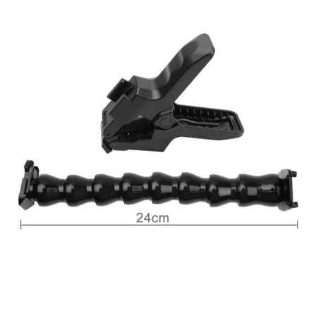 Gopro Aksiyon Kamera Flex Yılan Kelepçe Evrensel Kol 8 Bölümlü 