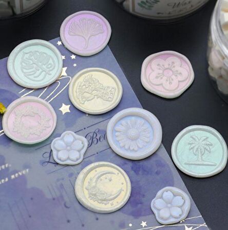 Mühür Mumu 50 Davetiye İçin 150 Boncuk Model 106 Sedef Yeşil