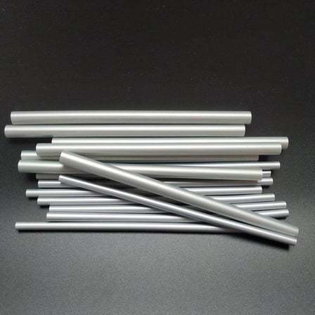 Mühür Mumu Çubuk Sıcak Tutkal 7mm x 20cm 6 lı Metalik Gümüş