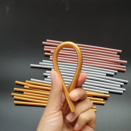 Mühür Mumu Çubuk Sıcak Tutkal 7mm x 20cm 6 lı Metalik Gold