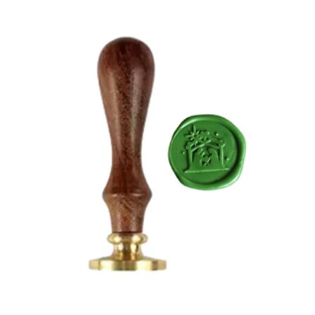 Mühür Mumu Çubuk Sıcak Tutkal 11mm x 30cm 4 lü Yeşil Renk