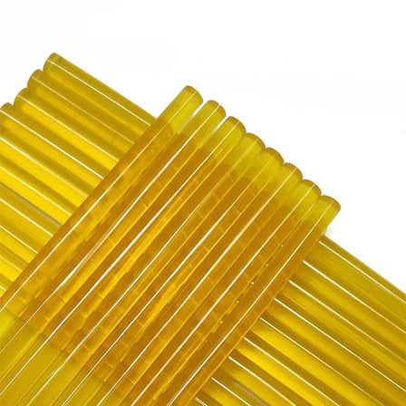 Mühür Mumu Çubuk Sıcak Tutkal 7mm x 27cm 10 lu Amber Kehribar Renk