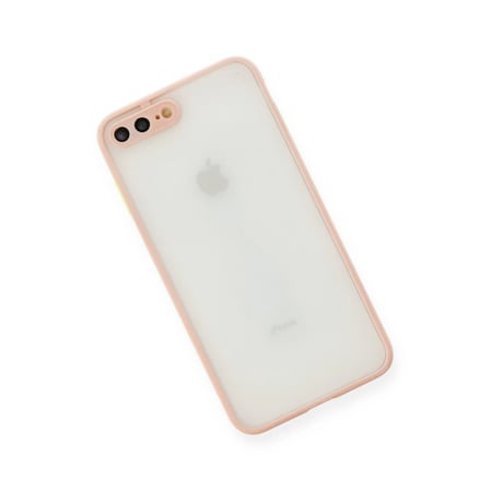 Apple iPhone 7 Plus Kılıf Montreal Silikon Kapak - Pembe