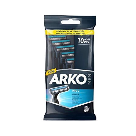 Arko Men Tek Bıçaklı 10 lu Tıraş Bıçağı x 4 Paket