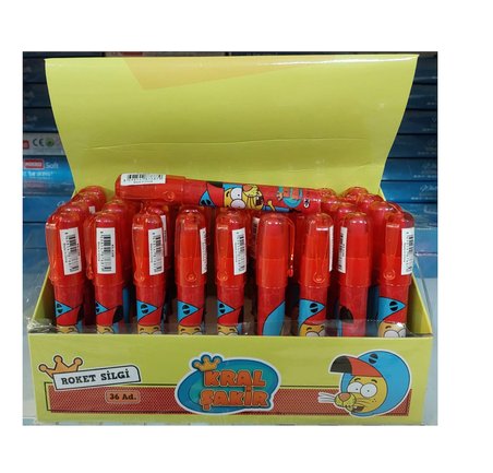 Dolphin Roket Silgi Kral Şakir Ks-6288 (36 Lı Paket)