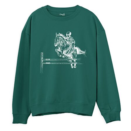 Cowboy Sweatshirt-Yeşil