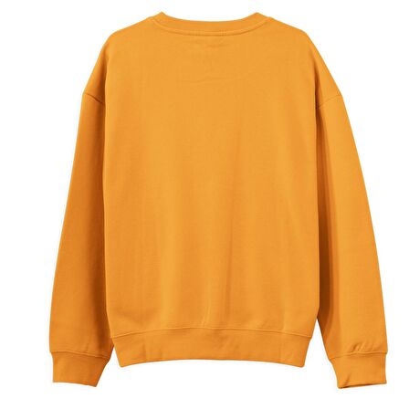 Nautical Craftsman Baskılı Sweatshirt-Portakal