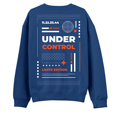 Under Control Sweatshirt-Royal Mavi