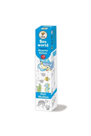 Lino Yapışkanlı Boyama Rulosu Sea World 200X30 Cm Ls-200